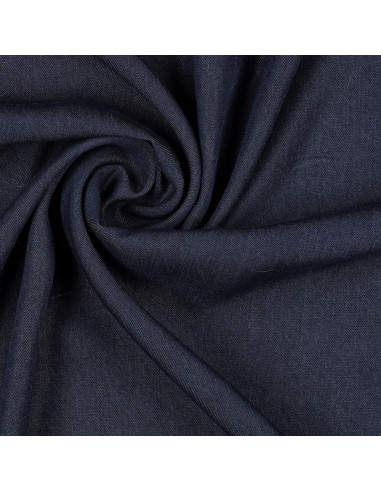 Tencel-Denimstoff - Dunkelblau