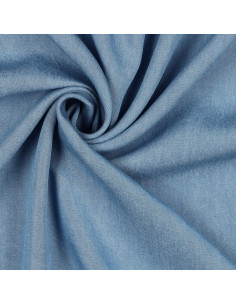 Tencel-Denimstoff - Hellblau