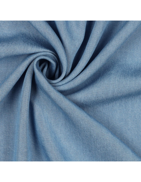 Tencel-Denimstoff - Hellblau