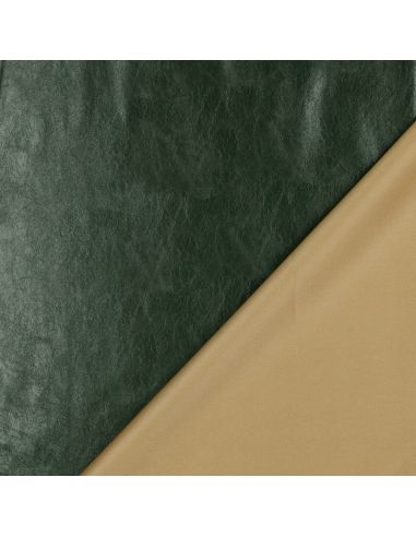 Glänzender Stretch-Kunststoff für Bekleidung - Englischgrün