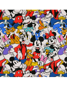 Disney-Jersey-Stoff - Micky und seine Freunde