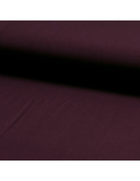 Viskose-Twill-Stoff - Burgunderrot