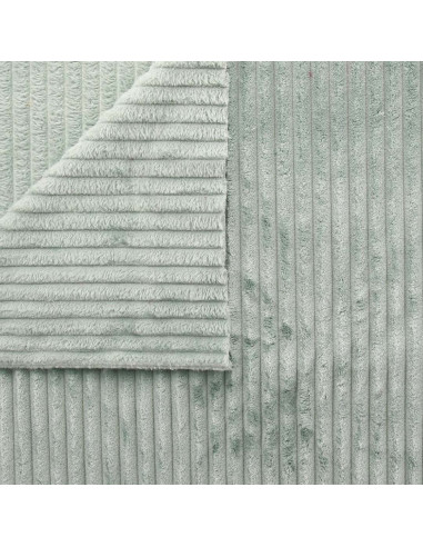 Minky-Stoff mit breiten Rippen - Khaki