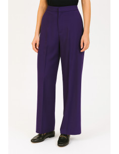 Viskose-Twill-Stoff - Violett 2