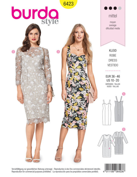 Kleidmuster - Burda 6423