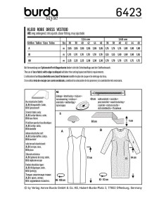 Kleidmuster - Burda 6423 2
