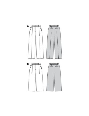 Hosenmuster - Burda 6436