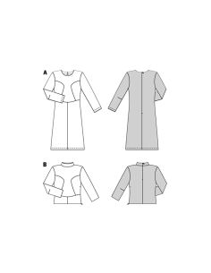 Kleid- und T-Shirt-Schnittmuster - Burda 5677 2