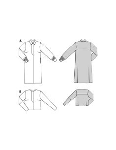 Kleid- und Blusenmuster - Burda 5678 2