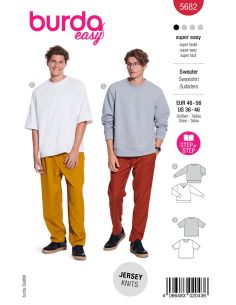 T-Shirt-Schnittmuster - Burda 5682