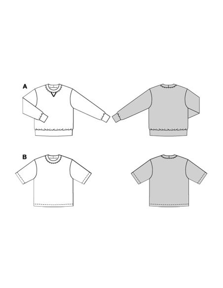 T-Shirt-Schnittmuster - Burda 5682