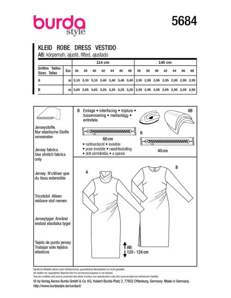 Kleidmuster - Burda 5684