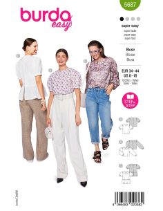 Blusenmuster - Burda 5687