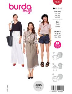 T-Shirt-Schnittmuster - Burda 5689