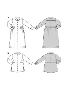 Kleid- und Blusenmuster - Burda 5693 2