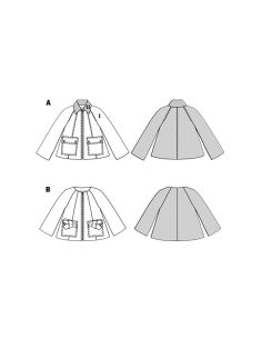 Jackenschnittmuster - Burda 5695 2