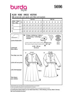 Kleidmuster - Burda 5696 2