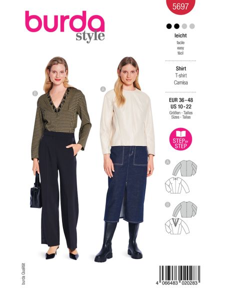 T-Shirt Schnittmuster - Burda 5697