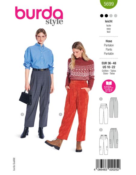 Hosenmuster - Burda 5699