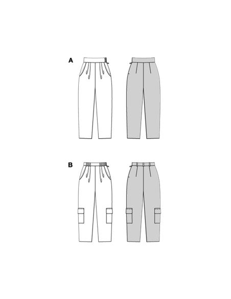 Hosenmuster - Burda 5699