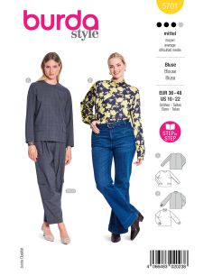 Blusenmuster - Burda 5701
