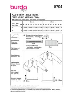 Kleidmuster - Burda 5704 2
