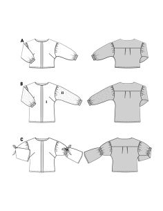 Blusenmuster - Burda 5709 2