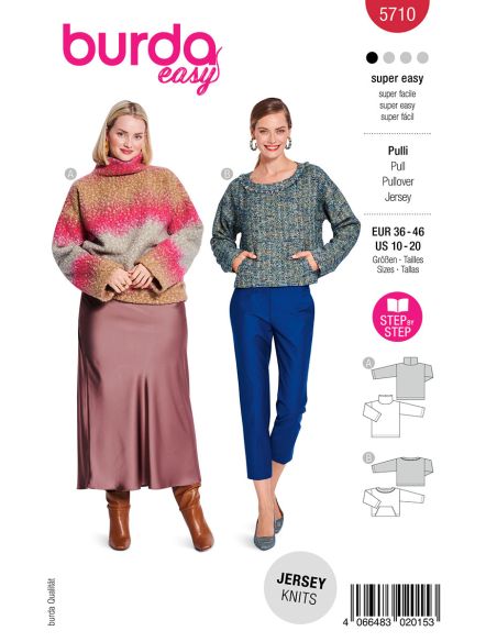 Blusenmuster - Burda 5710