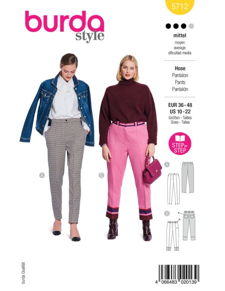 Hosenmuster - Burda 5712