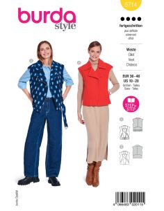 Weste Schnittmuster - Burda 5714