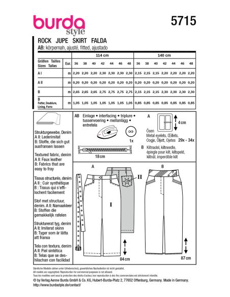 Rockmuster - Burda 5715