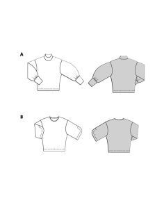Sweatshirt-Schnittmuster - Burda 5716 2