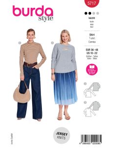 T-Shirt-Schnittmuster - Burda 5717