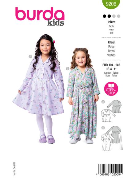 Kleidmuster - Burda 9206