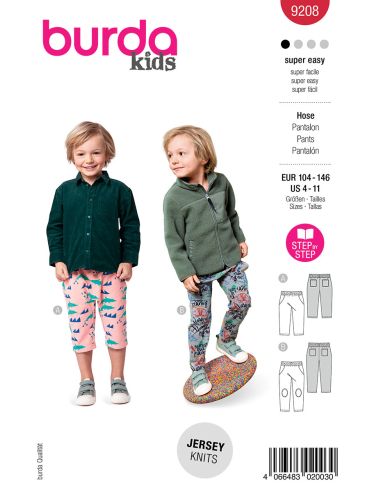 Hosenmuster - Burda 9208