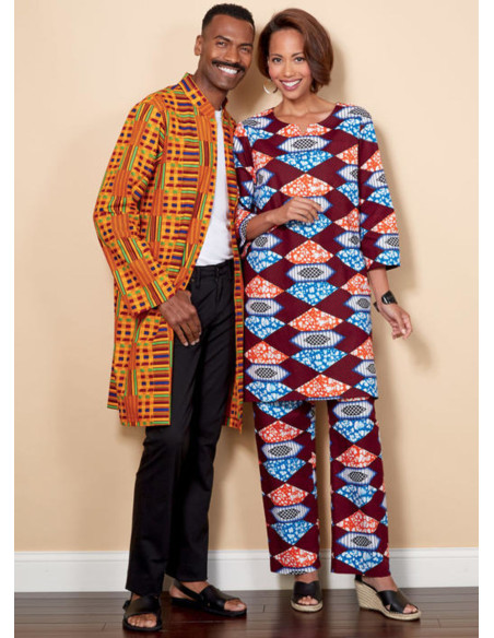Mantelschnittmuster, Tunika und Hose - Butterick 6534