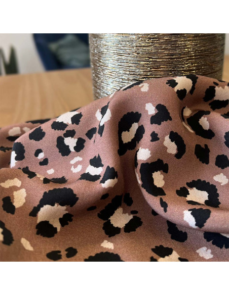 Viskose-Popeline-Stoff Mocha - My Dress Made