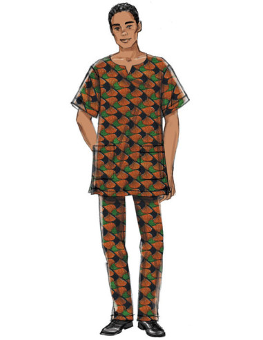 Mantelschnittmuster, Tunika und Hose - Butterick 6534
