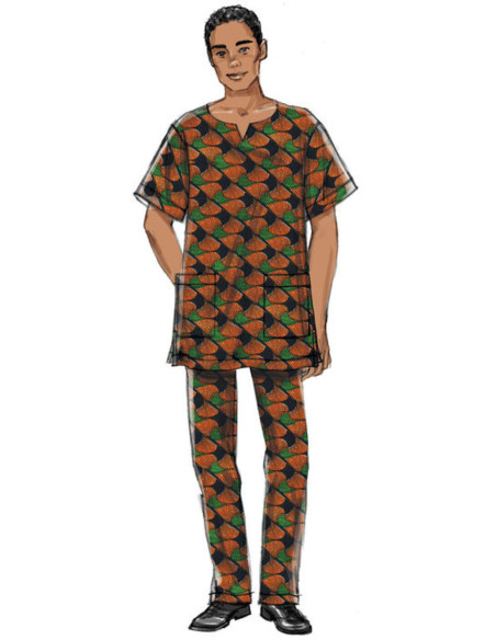 Mantelschnittmuster, Tunika und Hose - Butterick 6534