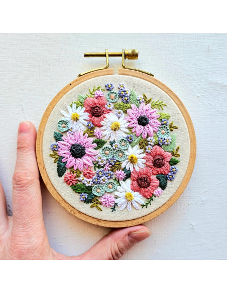 Stickset - Wildblumen-Sampler