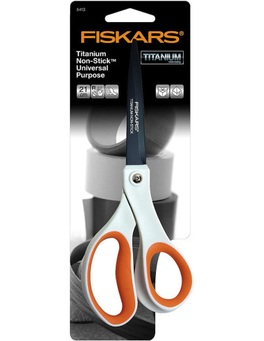 Fiskars Titanium Antihaft-Universalschere 21 cm