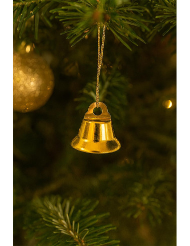 Satz von 25 Metallglöckchen - Gold