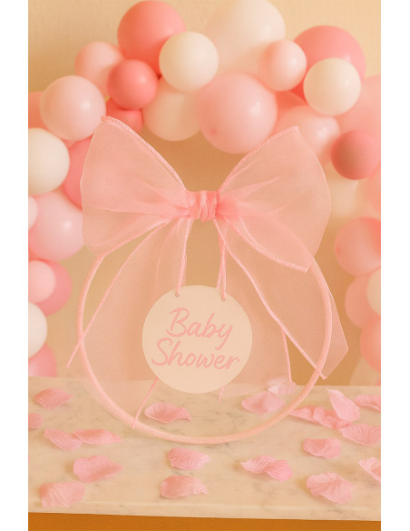 Organza-Stoff - Babyrosa