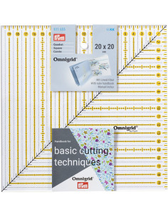 Omnigrid Patchwork-Regel quadratisch 20 x 20 cm