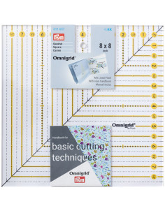 Omnigrid Patchwork-Regel quadratisch 8 x 8 Zoll