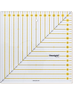 Omnigrid Patchwork-Regel quadratisch 8 x 8 Zoll 2