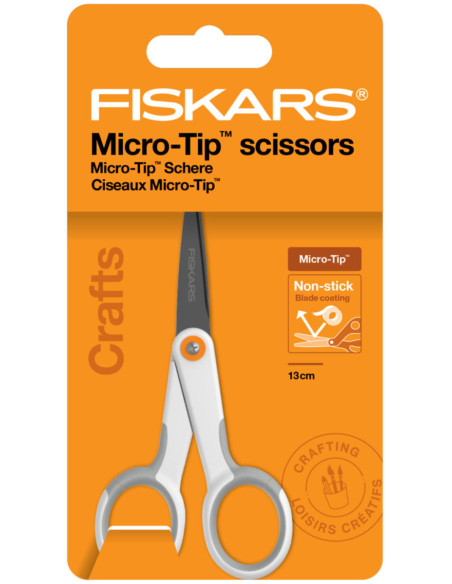 Fiskars Antihaft-Mikrospitzen-Schere 13 cm