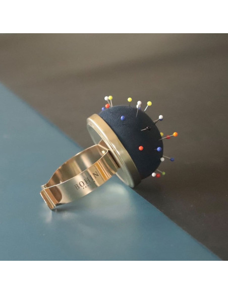 Bohin Nadelkissen-Armband - Schwarz