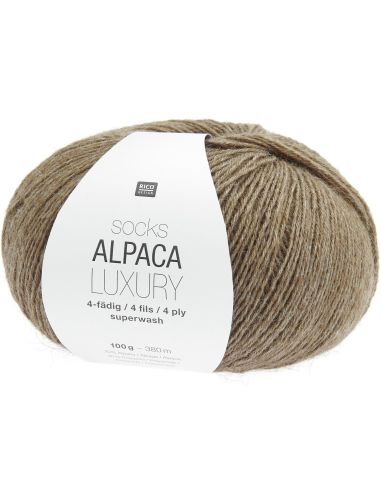 Alpaka Luxury 4-fädige Sockenwolle Rico Design