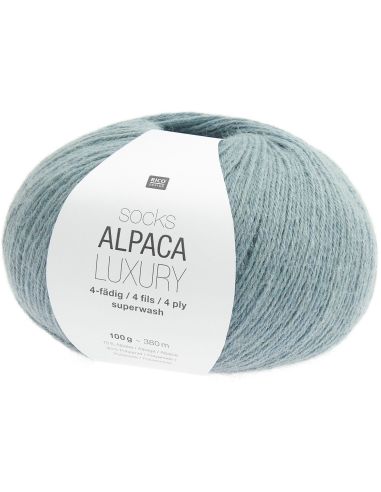 Alpaka Luxury 4-fädige Sockenwolle Rico Design